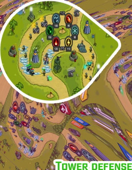 First tower defense game