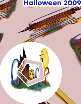 Google doodle halloween 2009