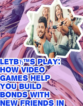 Playing video games with friends