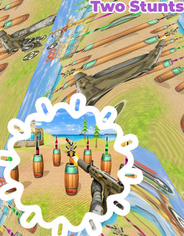 Two player shooting game